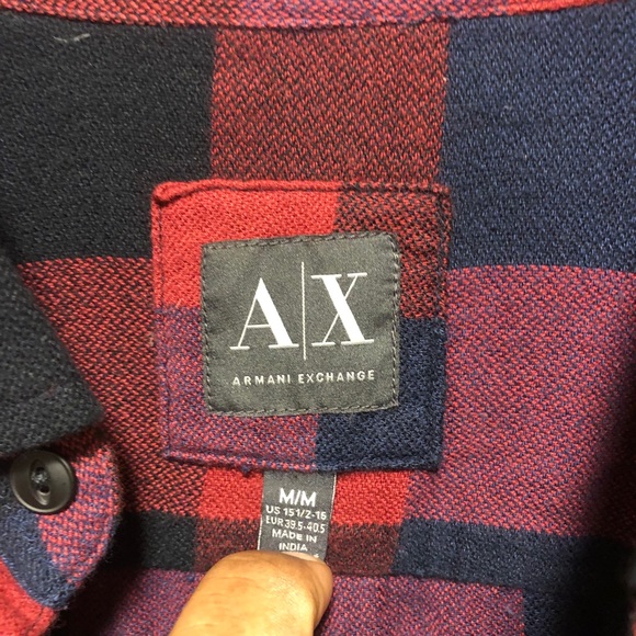 Armani Exchange button shirt. Size medium - Picture 7 of 7